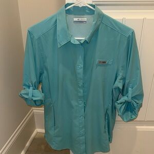 Columbia Aqua Long Sleeve Shirt